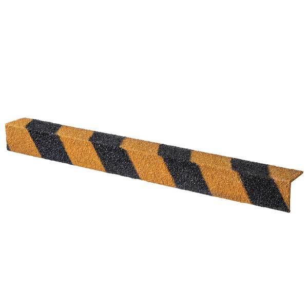 Anti-Slip Medium Grit Stair Nosing Cover 55mm x 55mm Stripe