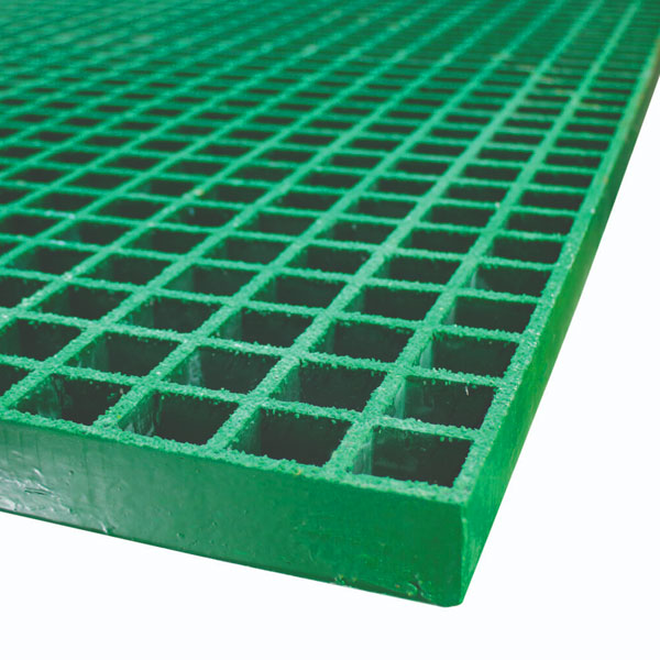 Heavy Duty Non Slip Green GRP Grating For Walkways & Platforms