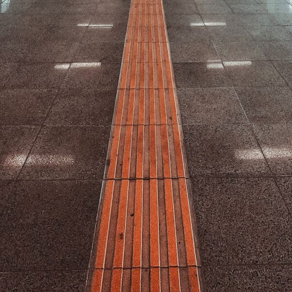 Segregated Tactile Paving for Cycle & Footpaths with Adhesive
